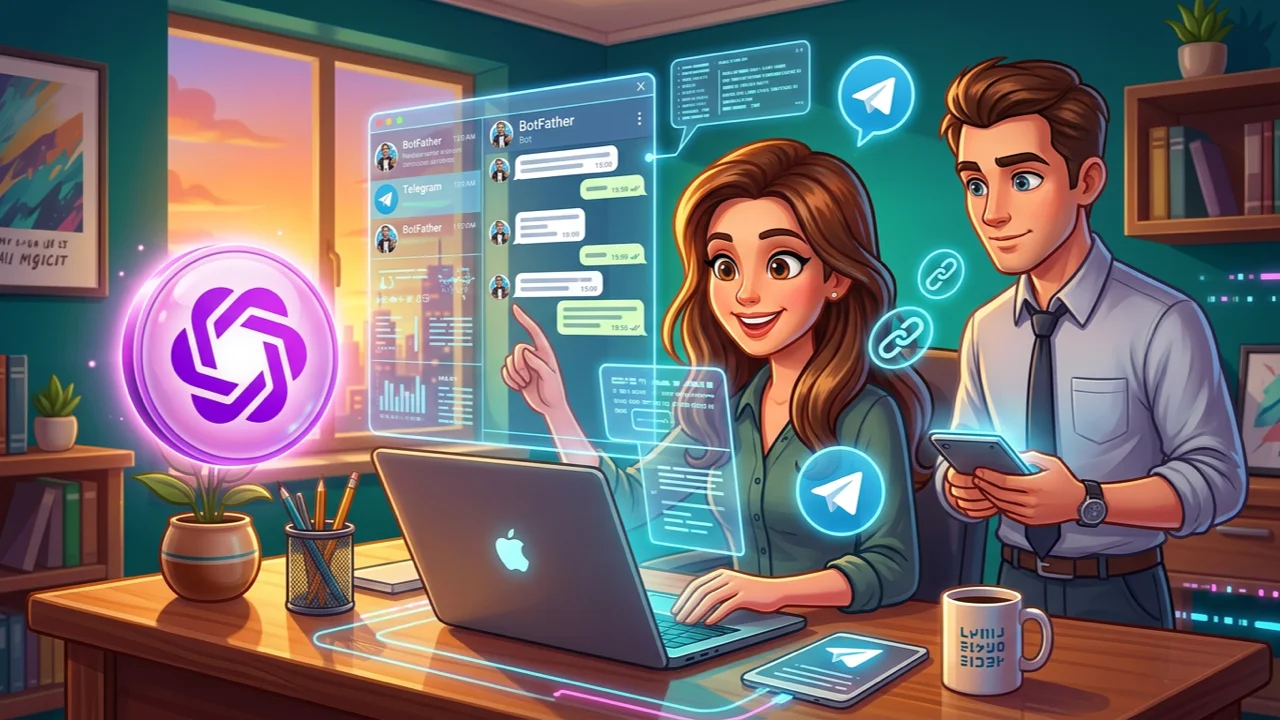 Configuración de un bot de ChatGPT en Telegram: guía completa desde BotFather hasta la primera respuesta