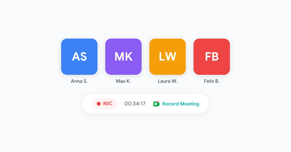 Wie man Google Meet aufzeichnet: Der vollständige Leitfaden für Teams