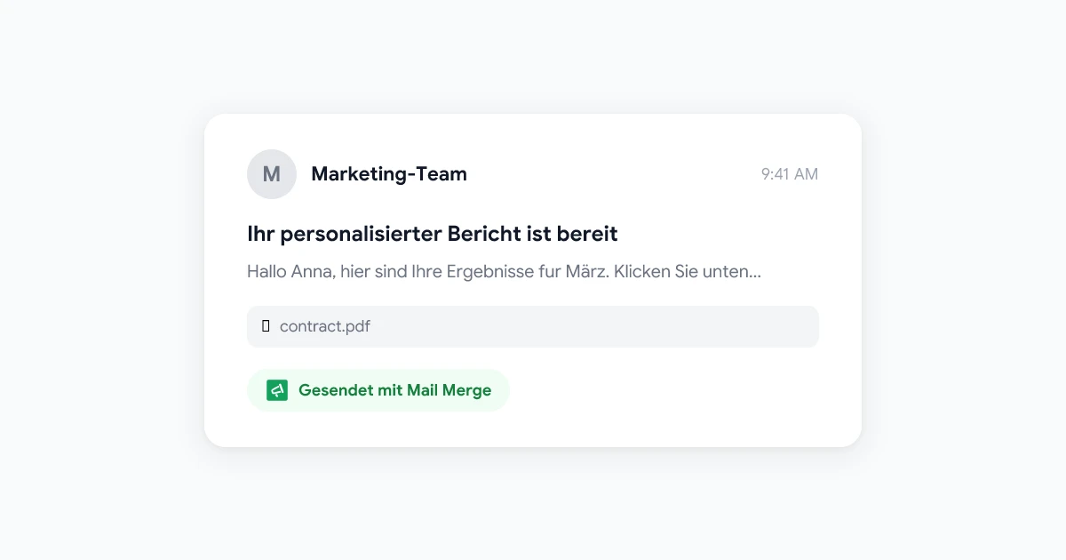 Mail Merge mit Anhängen in Gmail: So versenden Sie personalisierte Dateien im großen Stil