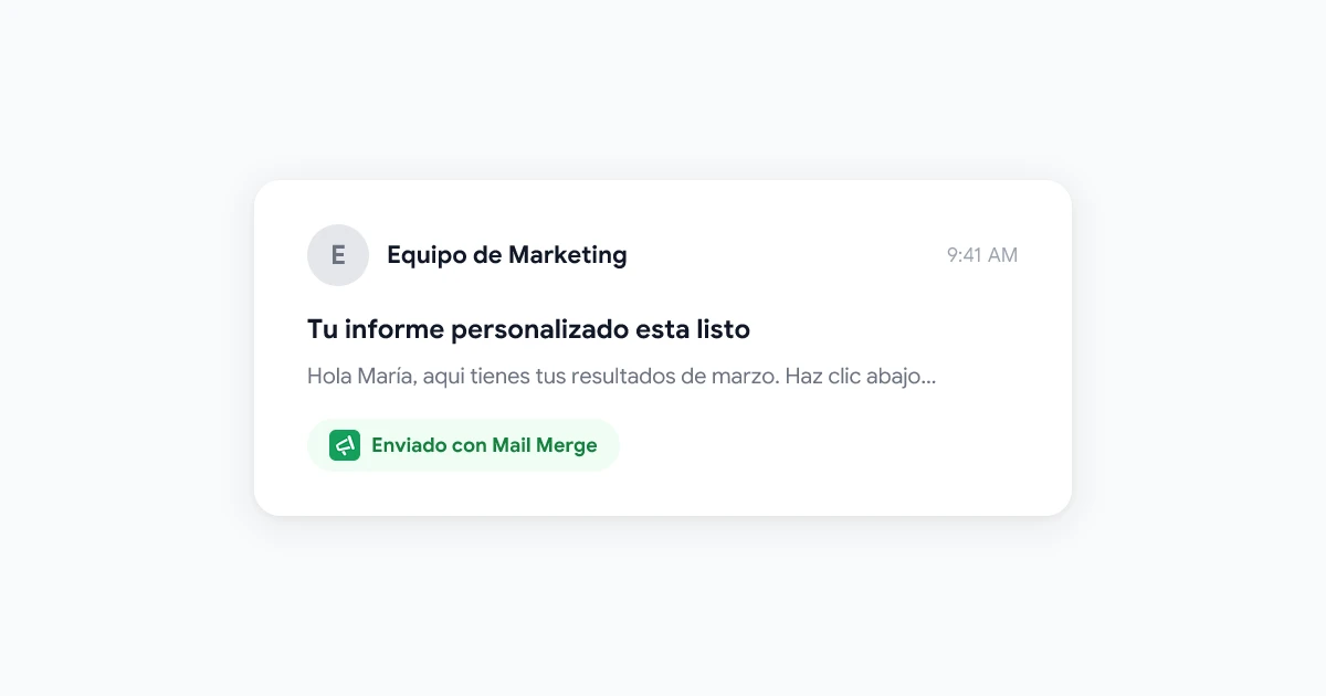 Combinar correspondencia en Google Sheets: 5 casos de uso reales para la personalización en Gmail