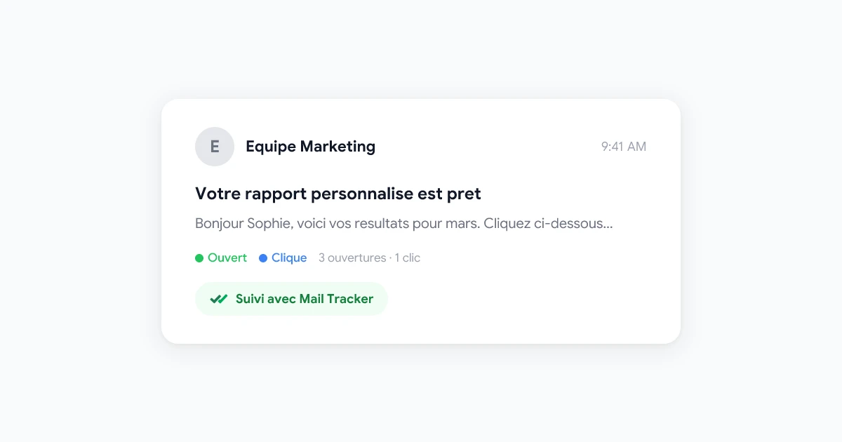 Suivre les e-mails dans Gmail : accusés de réception et outils