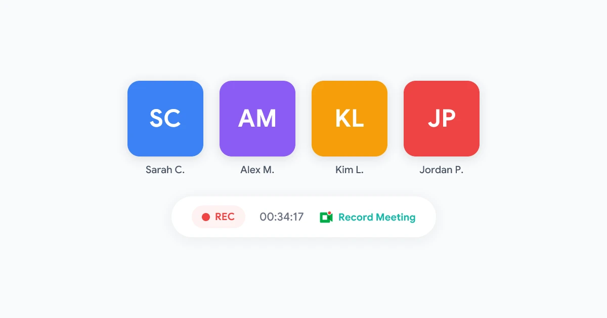 How to Record a Google Meet: A Team Guide