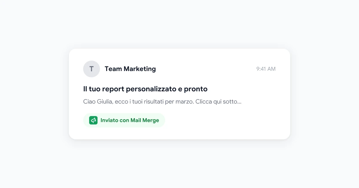 Stampa unione con Google Sheets: 5 casi d'uso reali per la personalizzazione di Gmail