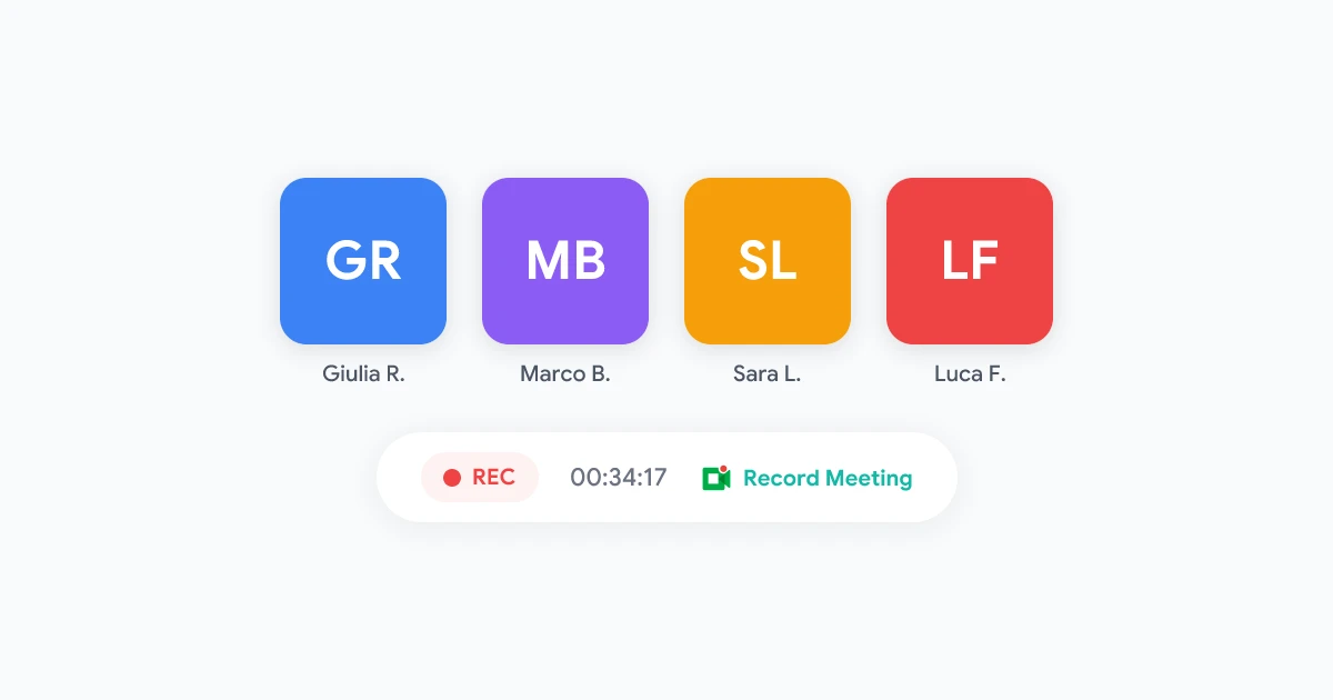 Come registrare Google Meet: la guida completa per i team
