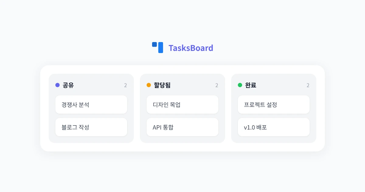 TasksBoard로 Google Tasks 공유하는 방법