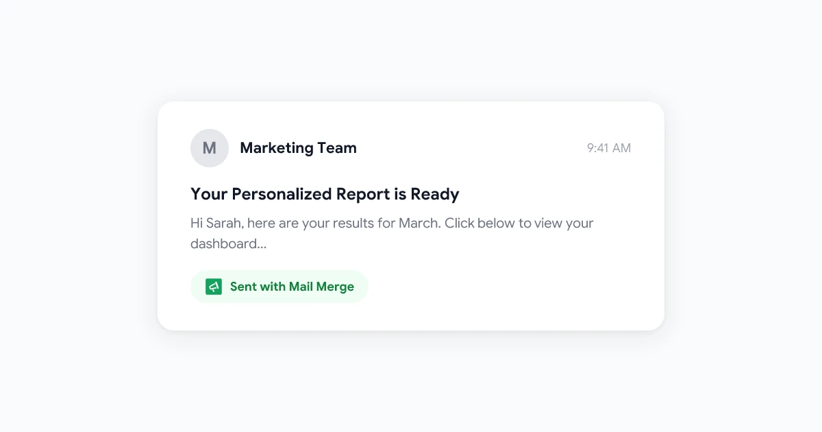 Mail Merge in Gmail: Send Personalized Emails