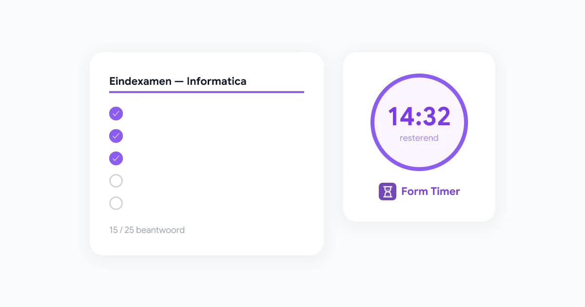 Hoe voeg je een timer toe aan Google Forms: De complete gids voor getimede quizzen en examens