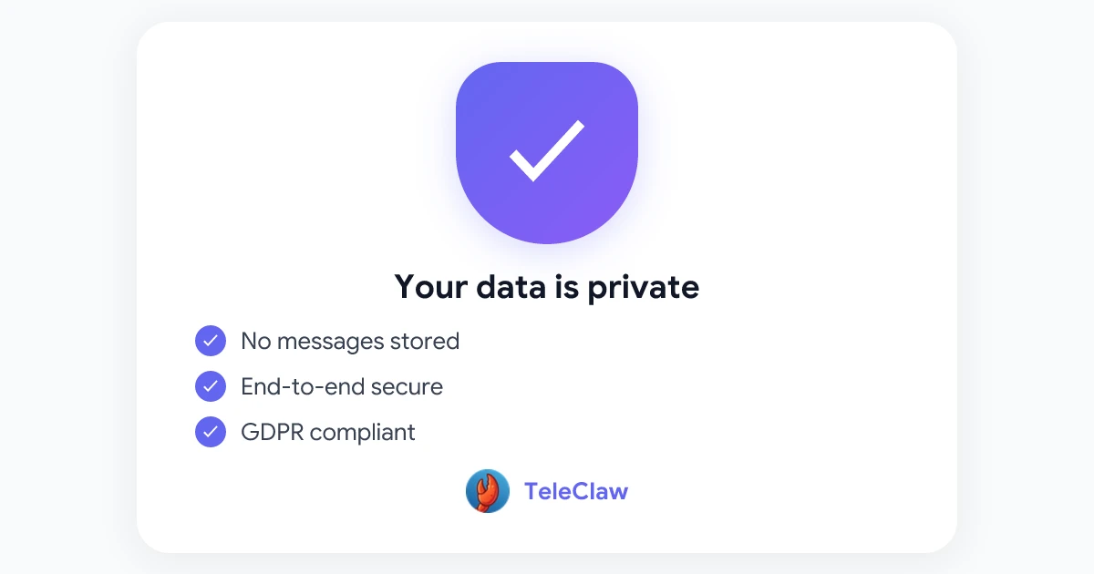 Privacy in AI Telegram Bots - What Data Is Stored and How to Stay Safe