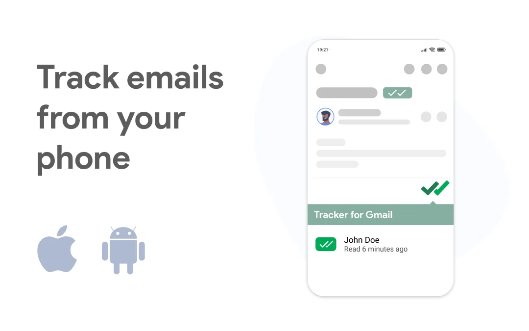 Get instant push notifications when your email is opened